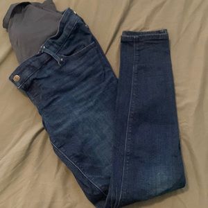 Old Navy maternity skinny jeans 12 long/tall